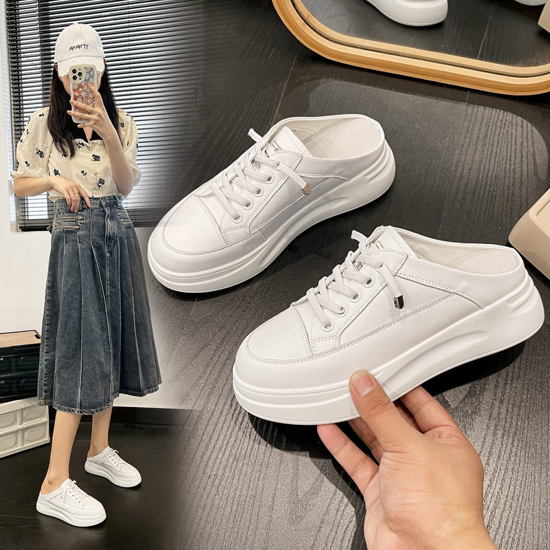 皮小白鞋女式休闲轻便增