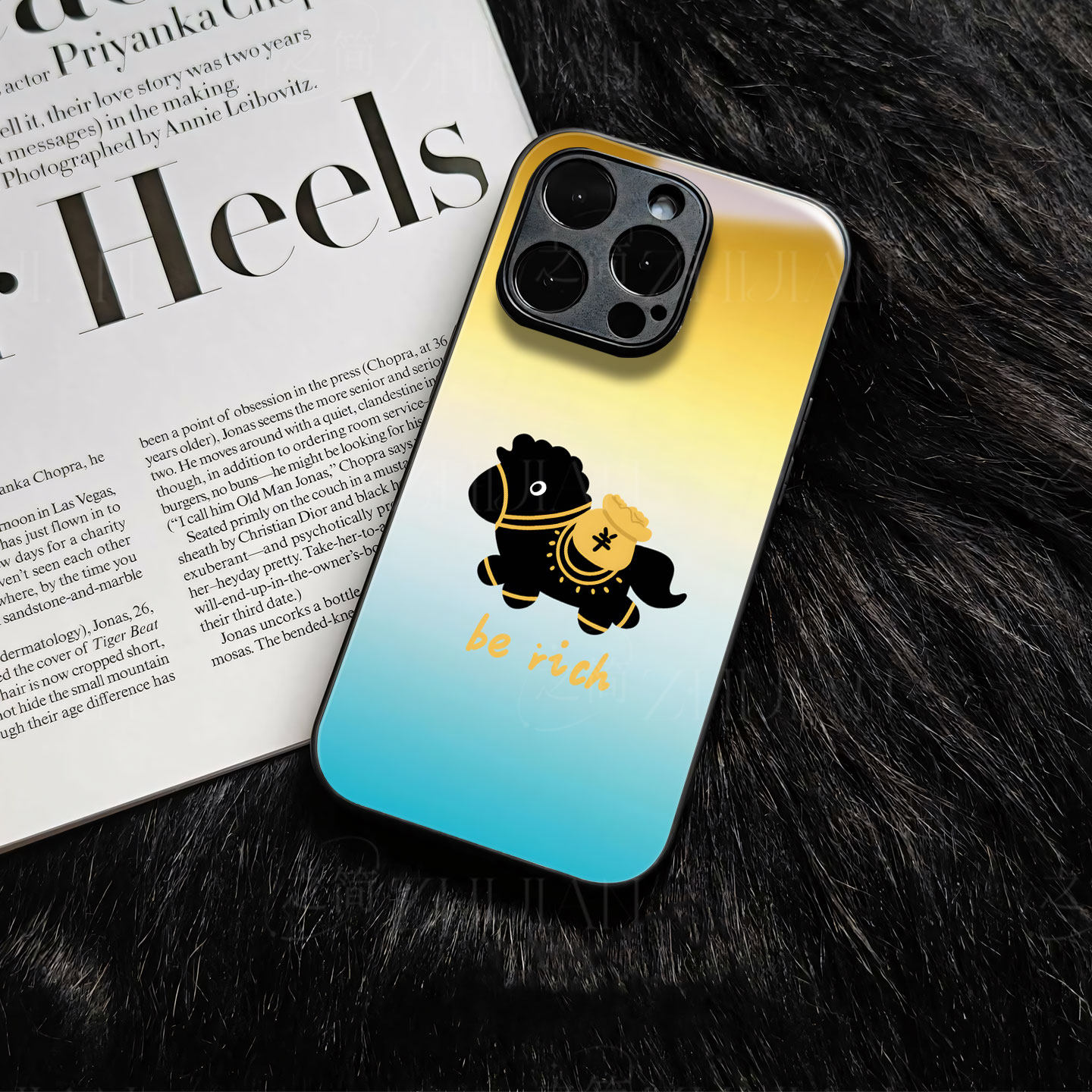 苹果17promax马年富有t玻璃手机壳马年新年祝福有钱适用苹果华为小米15至尊荣耀300PRO麦芒40P70PRO