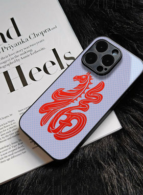 苹果17promax马年福字玻璃手机壳马年新年祝福有钱适用苹果华为OPPOK13TURBOPROOPPOA6PRONOVA14PROVIVOS30PR