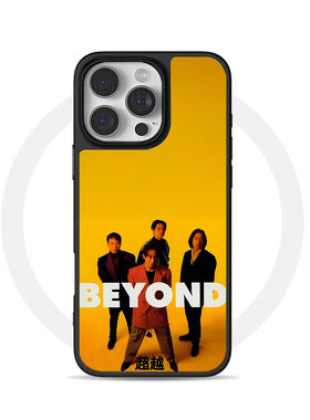 Beyond乐队合照大孔黑框玻璃磨砂磁吸碳纤纹手机壳适用苹果iphone17promax华为MATE70PROP60PROP70PRO15/16PL