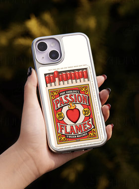 爱心火柴盒手机壳大孔电镀黑框碳纤维二合一玻璃适用苹果17promax华为小米14PROPURA80ULTRAPURA80PROPLUS小