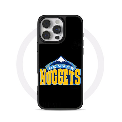 丹佛掘金队徽大孔黑框玻璃磨砂磁吸碳纤纹手机壳适用苹果iphone17promax华为小米15PROMATE70PRO小米14PROMAT