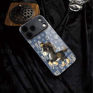 苹果17promax马年玻璃手机壳马年新年祝福有钱适用苹果华为荣耀MAGIC7PRO一加ACE5竞速版三星S25PLUSVIVOY300