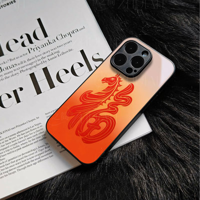 苹果17promax马年福字玻璃手机壳马年新年祝福有钱适用苹果华为MATE70PRO+红米TURBO4PROVIVOS30PROMINIFINDX