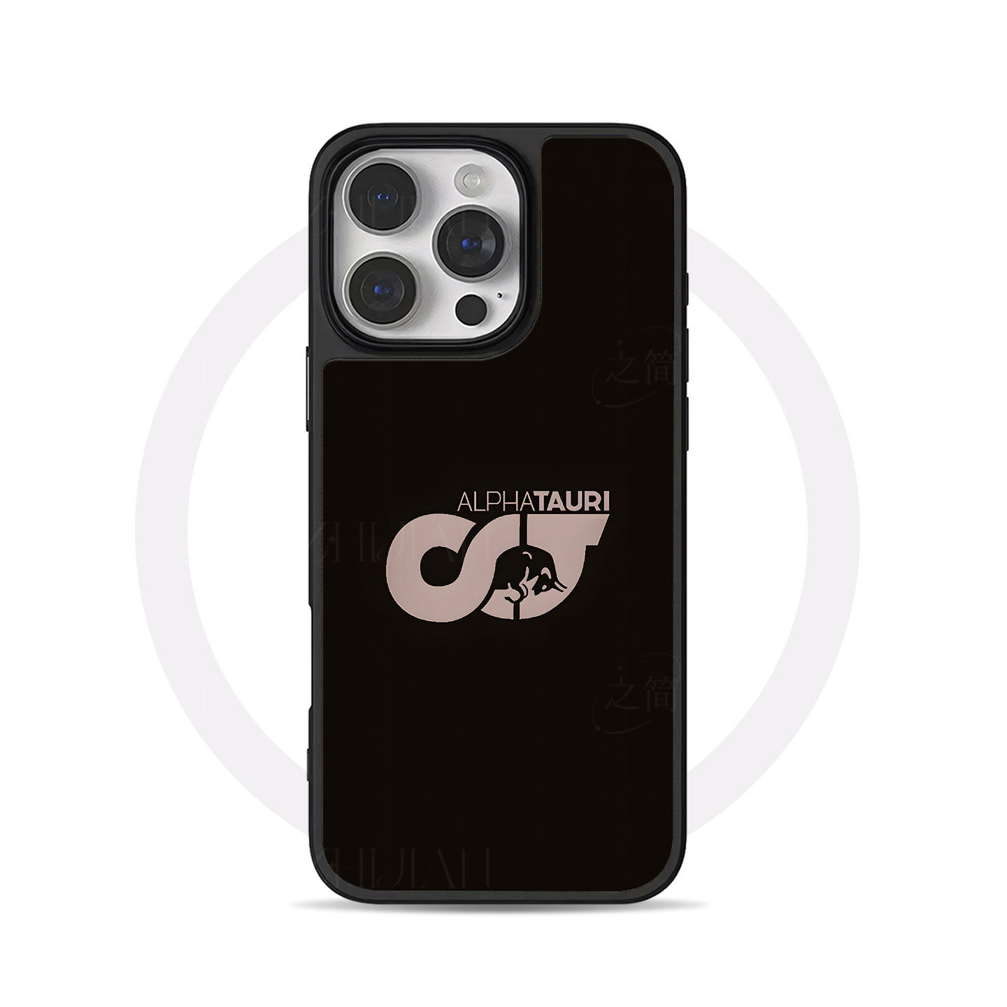 阿尔法托利logo大孔黑框玻璃磨砂磁吸碳纤纹手机壳适用苹果iphone17promax华为MATE60PRO15/16PLUS小众个性P6
