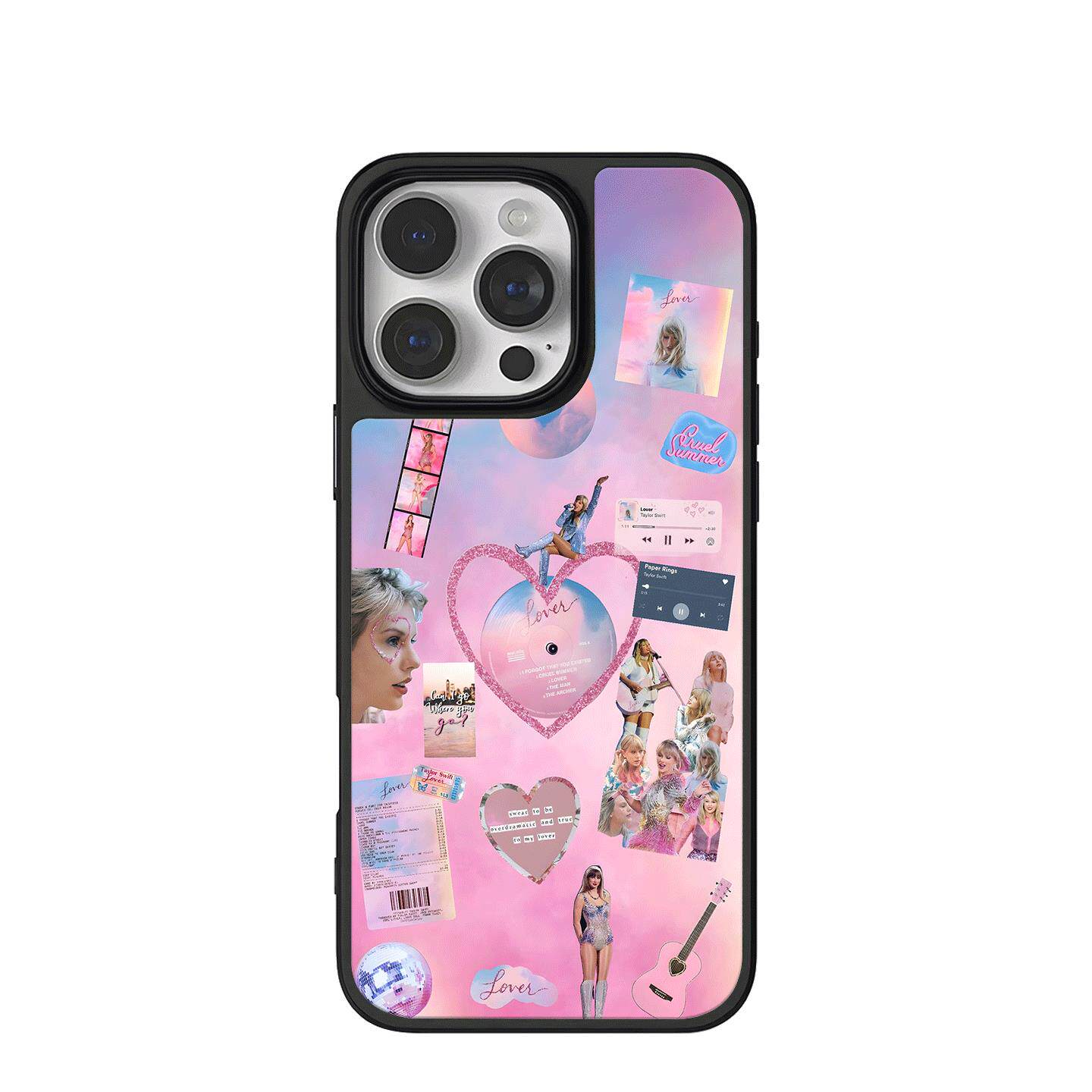 泰勒Lover大孔黑框玻璃磨砂磁吸碳纤纹手机壳适用苹果iphone17promax华为全包按键P70ULTRAMATE50PROP80PRO