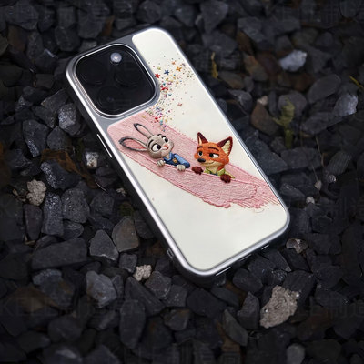 朱迪尼克电镀玻璃黑框磨砂手机壳适用苹果iphone17promax华为OPPOFINDX8PRO华为PURA80ULTRAVIVOIQOO12PRO华