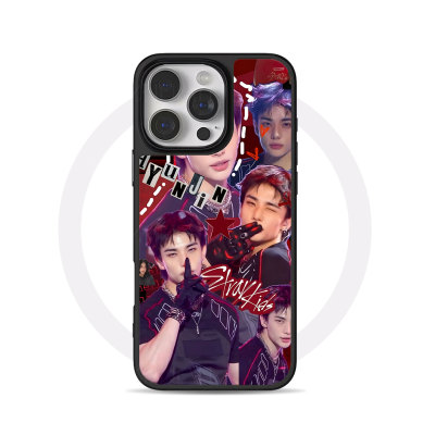 黄铉辰拼贴图大孔黑框玻璃磨砂磁吸碳纤纹手机壳适用苹果iphone17promax华为MATE70PRO小米17PROMAXP70ULTRAM