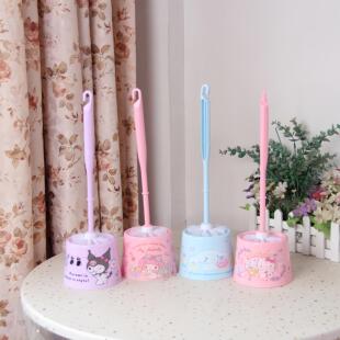 创意卡通可爱卫生间刷子厕所刷无死角马桶刷套装带底座家用免打孔