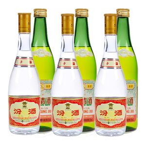 53度黄盖3瓶+传承山西杏花村露酒