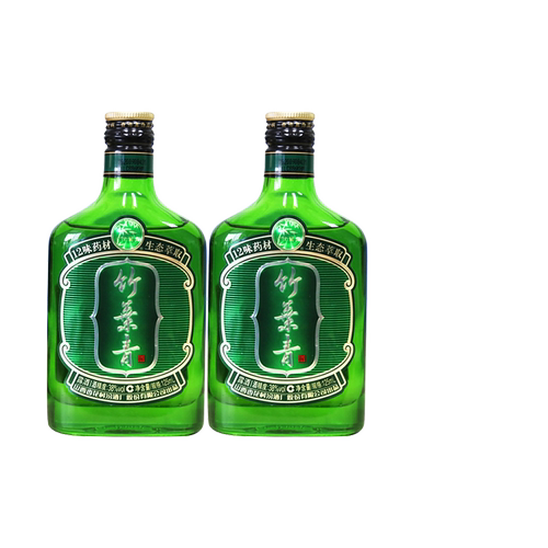 好运竹叶青酒125ml2瓶装38度