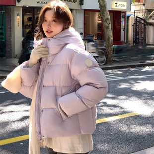 白灵儿短款棉服女 2025冬季新款超好看泡芙面包服 加厚羽绒服外套