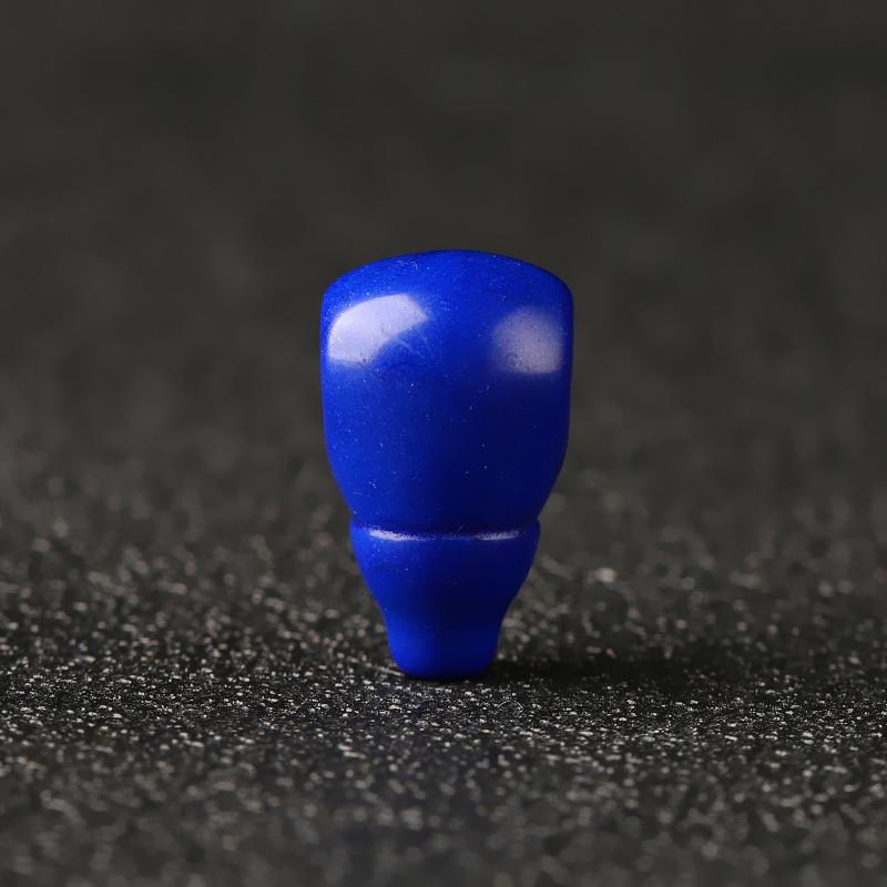 吉祥】阿富汗青金石三通单珠佛头散珠松石星月猴头手串配饰隔珠无