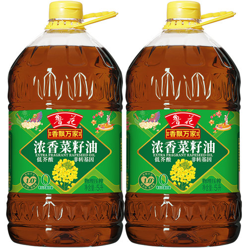 鲁花香飘万家低芥酸浓香菜籽油