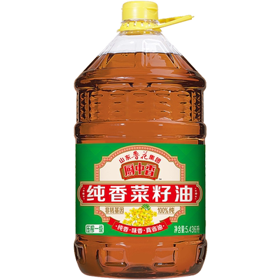 厨中香纯香压榨一级菜籽油5.436L