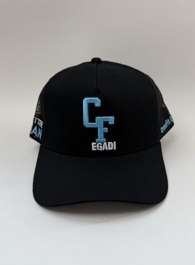 CrossFit EGADI立体刺绣卡车网帽 硬顶棒球帽男女透气网眼遮阳帽