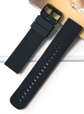 时刻美手表1848/2150型号同款配套表带黑色表带配件