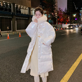 新款现货牛角扣亮面衣092-2162-P195控288，女装棉衣/棉服，浙宝092