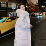 新款现货牛角扣亮面衣092-2162-P195控288，女装棉衣/棉服，浙宝092