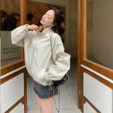 现货抽绳立领外套B092-2609-P145-K238，女装短外套，浙宝092