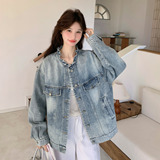 现货092-2605牛仔外套P165控268，女装短外套，浙宝092