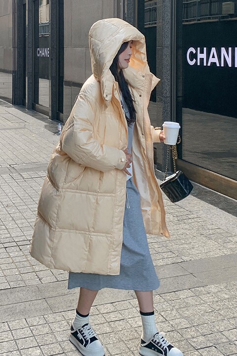 现货新款加厚中长款羽绒服092-2252-P285控428,女装羽绒服,浙宝092