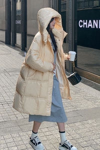 现货新款 加厚中长款羽绒服092-2252-P285控428图片