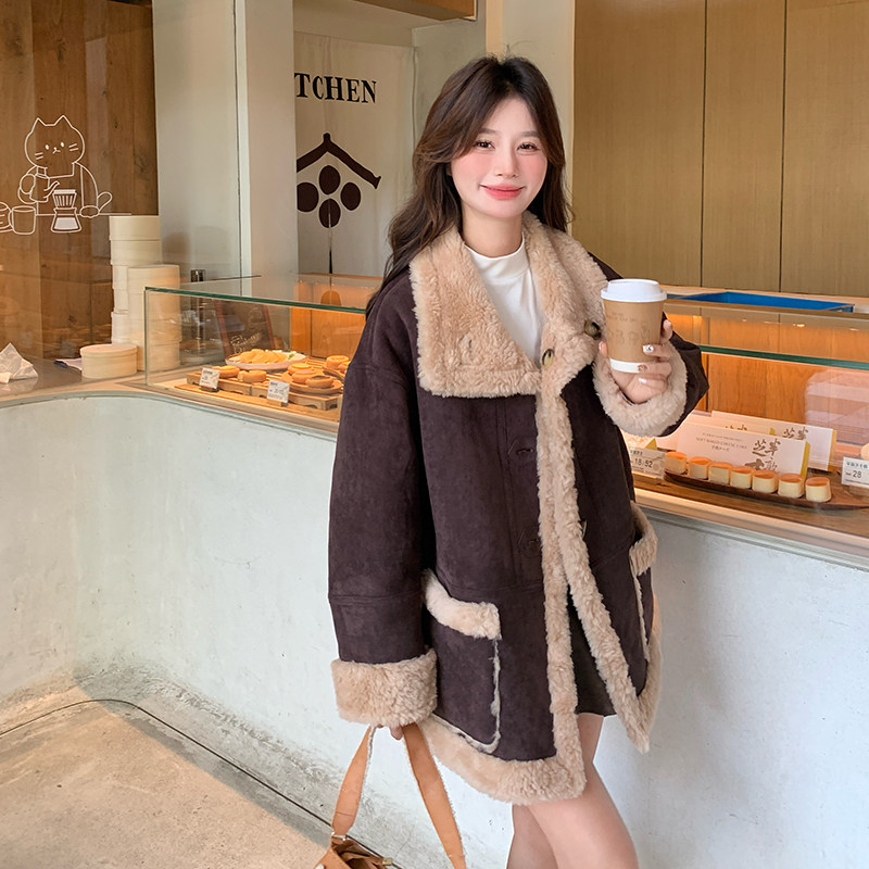现货092-9251羊羔毛P195K288,女装短外套,浙宝092