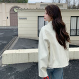 现货蛋白PU皮衣B092-2606-P145-K238，女装短外套，浙宝092