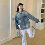 现货092-2605牛仔外套P165控268，女装短外套，浙宝092