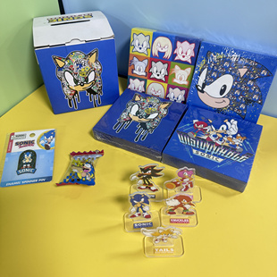 日版周边刺猬索尼克夏特暗影亚克力立牌日版周边礼盒装