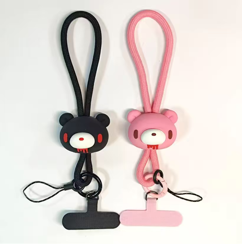 暴力熊血粉熊手机绳挂件滴胶挂件包包挂饰,模玩/动漫/周边/娃圈三坑/桌游,动漫挂件/文具,淘宝优惠券,粉丝福利购,淘宝优惠卷