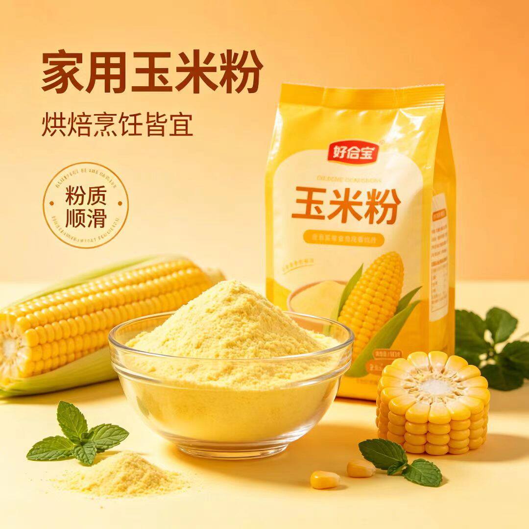  纯玉米面农家石磨现磨玉米粉五谷杂粮粗粮窝头玉米饼面粉包邮