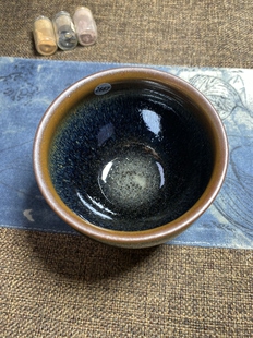 丞相龙窑柴烧建盏将军口径9cm高6.6cm重量186g容量220cc