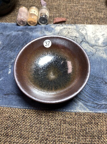 丞相龙窑柴烧建盏厚唇平口器型口径8.3cm高3.5cm重量133g容量60cc