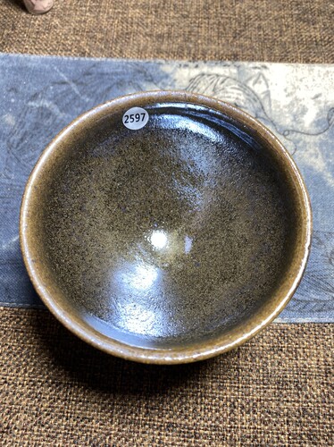 丞相龙窑柴烧建盏束口口径9.3cm高5.6cm重量165g容量140cc