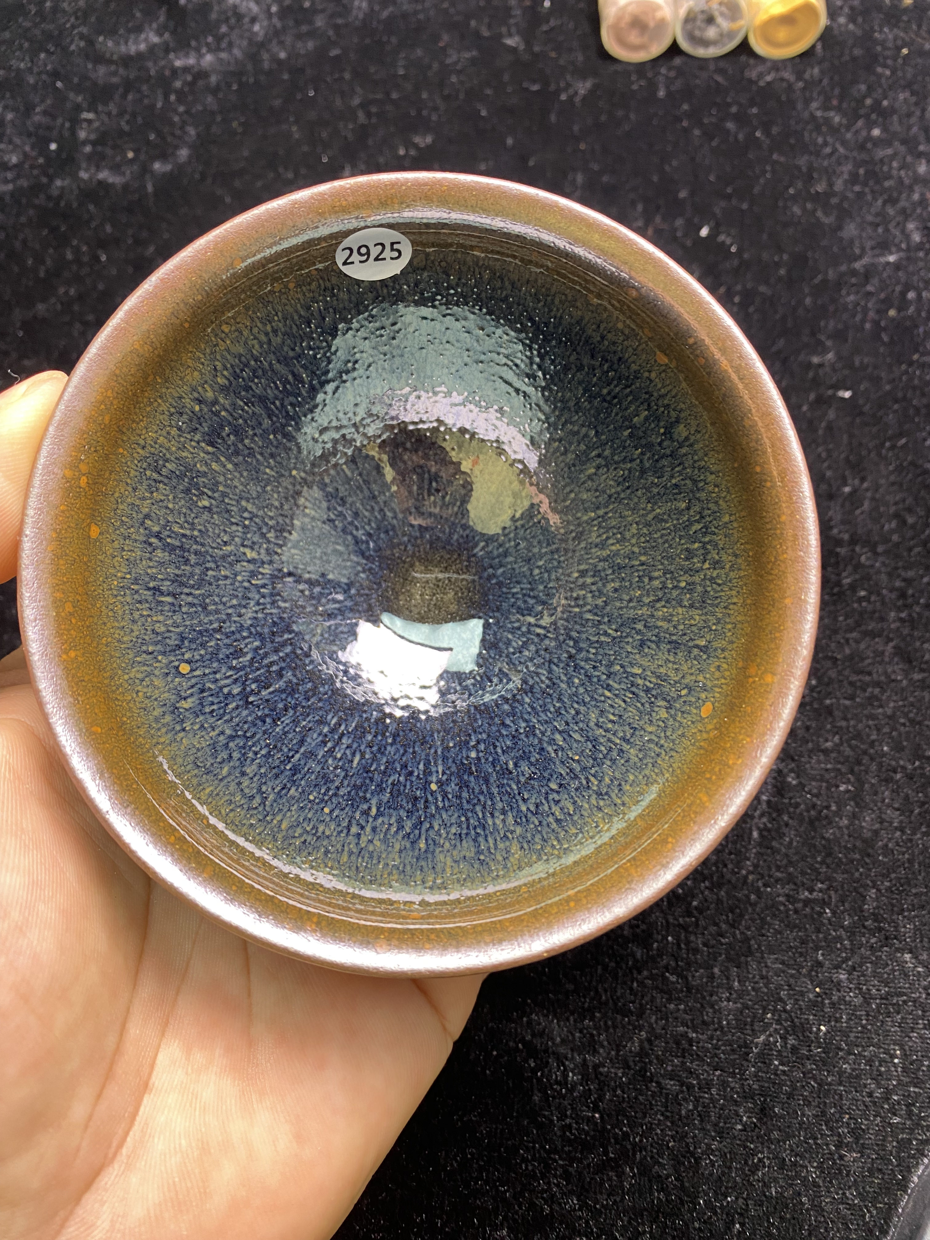 丞相龙窑柴烧建盏茶杯主人杯口径9.6cm高5.4cm重量132g容量160cc