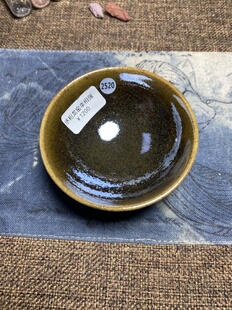 丞相龙窑柴烧建盏平口口径8.3cm高3.7cm重量94g容量80cc