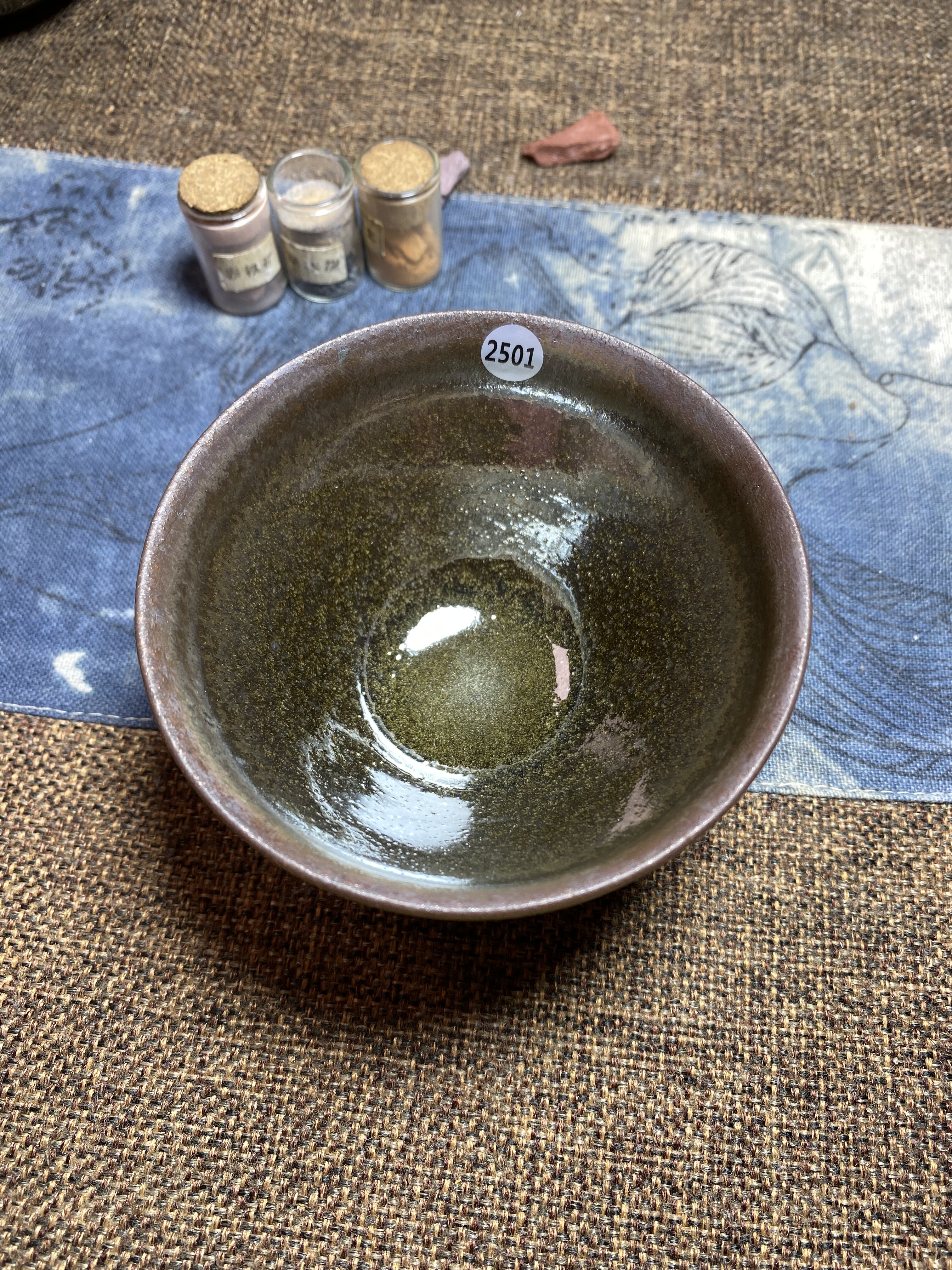 丞相龙窑柴烧建盏束口口径9.2cm高5.6cm重量169g容量150cc