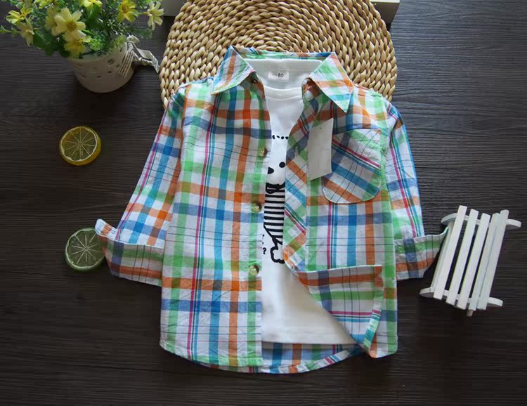 Chemise enfant à manche longue - Ref 2082994 Image 3