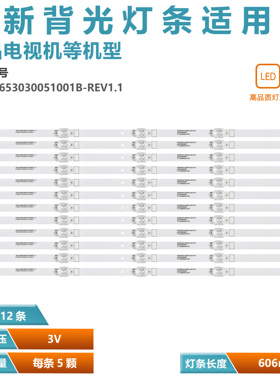 适用Q65QE灯条PRISM+背光灯CRH-A653030051001BREV1.1液晶电视机