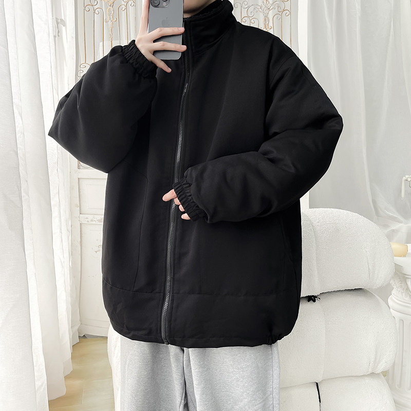 港风冬装羊羔毛棉衣立领男装棉袄XZ415-M012P118,男装棉衣,星座415