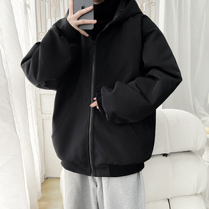 2025冬装连帽棉衣 大码宽松棉袄 XZ415-M013P115图片