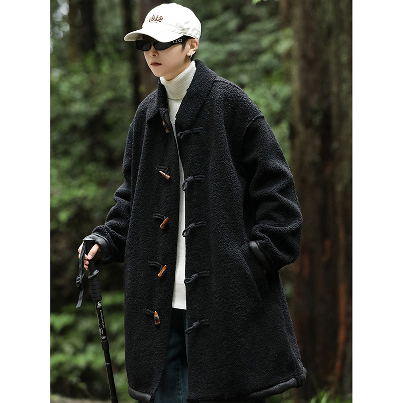 现货2025冬款中长款大衣皮毛一体男装外套XZ415-YG700P145，女装短外套，星座415