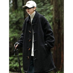 现货2025冬款 中长款大衣皮毛一体男装外套 XZ415-YG700P145，女装短外套，星座415