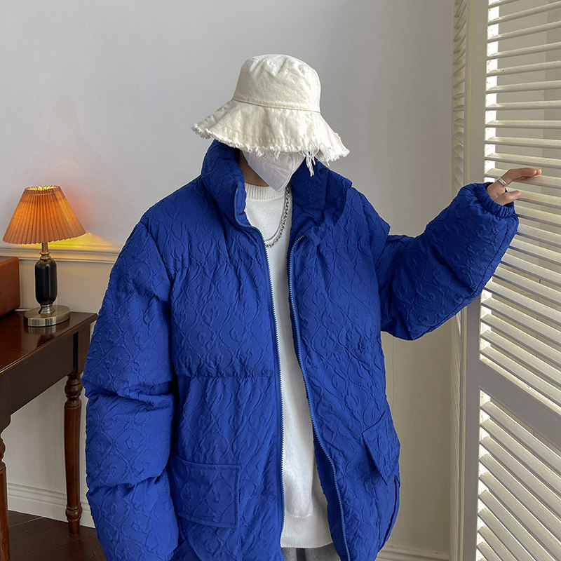现货2025港风冬装棉服男装立领大码休闲棉袄XZ415-M301P120,男装棉衣,星座415