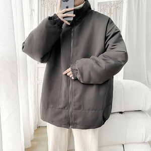 冬装新款2025港风冬装羊羔毛棉衣 立领男装棉袄 XZ415-M012P118图片