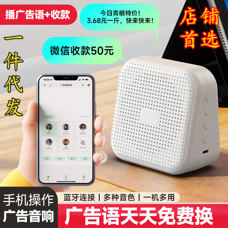 无线蓝牙音响户外宣传广告播放器扩音器