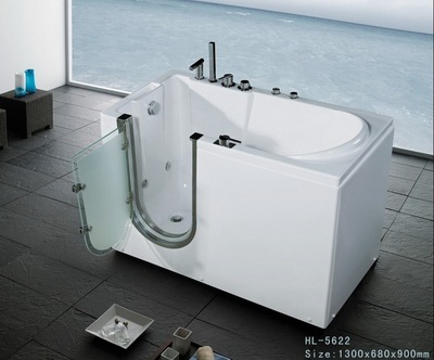 亚克力步入式老年人残疾人浴缸