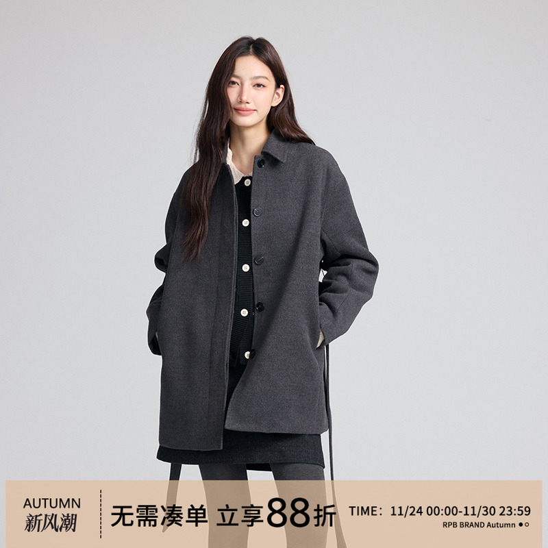 中长款双面呢风衣RPBBrand